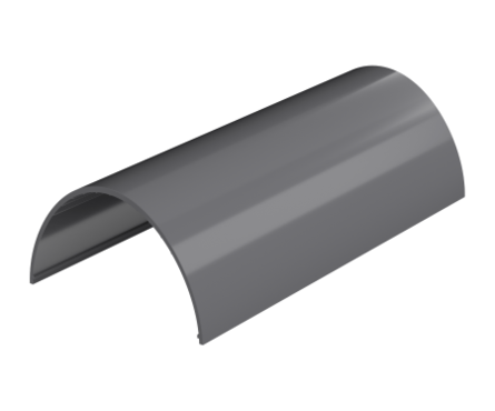 Желоб водосточный ТЕХНОНИКОЛЬ ПВХ (серый) (3 м) Фотография_1