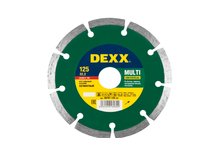 Диск алмазный DEXX MULTI UNIVERSAL 125х22,2 мм сегментный