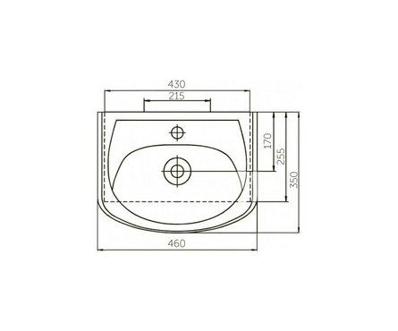 Умывальник мебельный Rosa Уют 45 Фотография_3