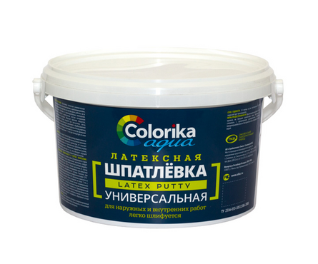 Шпатлевка Colorika Aqua латексная универсальная 1.7 кг Фотография_0