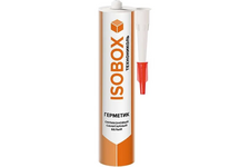 Герметик силиконовый санитарный ISOBOX ТЕХНОНИКОЛЬ 260 мл белый