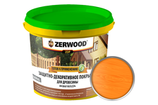 Защитно-декоративное покрытие Zerwood ZDP аквалазурь, рябина, 0.9 кг