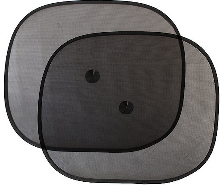 Шторка солнцезащитная на боковые стекла с присосками 44х36 см AutoStandart (2 шт/уп) Фотография_0