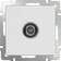 Розетка ТВ оконечная В Рамку Одинарная Белый IP20 Универс Werkel Фотография_0