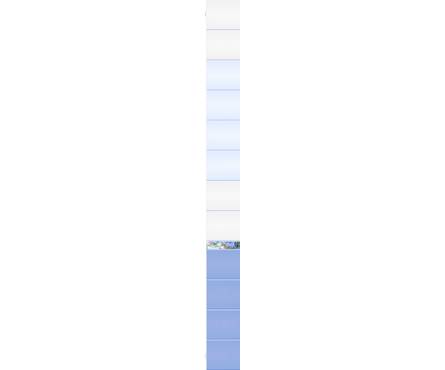 Панель ПВХ Starline Алеста голубая, 2700x250x8 мм Фотография_0