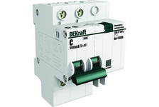 Выключатель автоматический дифференциального тока DeKraft, 1П+Н, 25А, 30мА, тип AC 