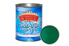 Эмаль универсальная Царицынские краски ПФ-115 алкидная, зеленая (0.8 кг)
