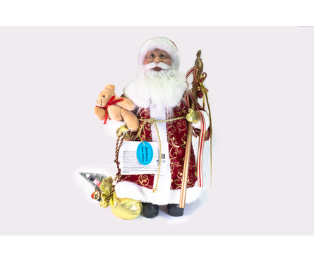 Фигурка новогодняя 43 см Дед Мороз Фотография_4