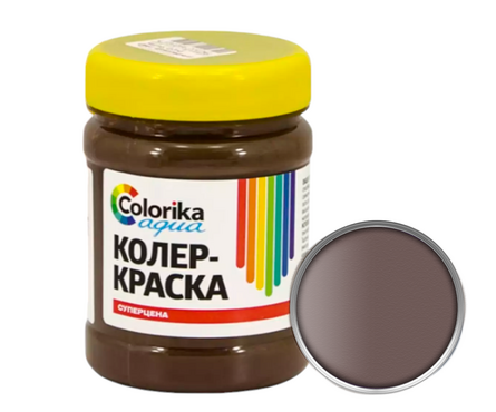 Колер-краска Colorika Aqua шоколадная 0,5 кг Фотография_0