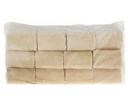 Брикеты топливные светлые из твердолиственных пород древесины (12 шт/1 уп) Фотография_0