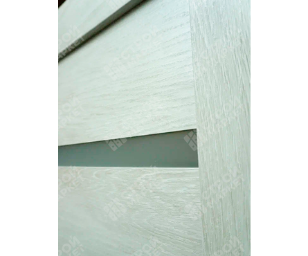 Дверь межкомнатная Лайт Шале Снежный 7/11 со стеклом 800х2005 мм Фотография_2