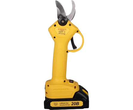 Секатор аккумуляторный 20 В диаметр реза 30 мм 1 аккум. СР-20Li EUROLUX Фотография_1
