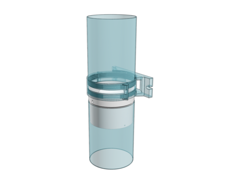 Вентилятор осевой вытяжной канальный d 100 мм белый VP4 AURAMAX Фотография_4