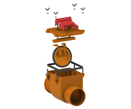 Обратный клапан 110 (рыжий) Фотография_2