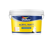 Краска ВД Dulux ACRYL MATT BW для стен и потолков 9 л
