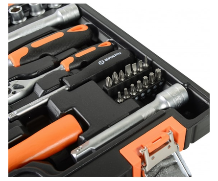 Набор инструментов 76 предметов 1/2 и 1/4 6-гранные 4-32 мм ВИХРЬ Фотография_4