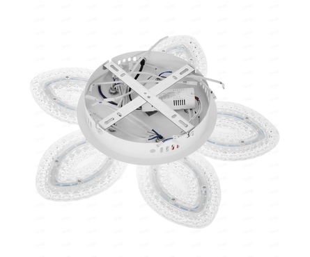 Люстра светодиод FA4015/5 WH потолочная дим. с пультом 76 Вт AMBRELLA Фотография_2