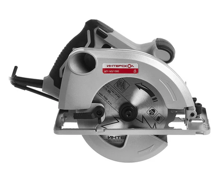Пила циркулярная (дисковая) 1300 Вт, 5000 об/мин, пропил 64 мм, диск 165 мм ДП-165/1300М ИНТЕРСКОЛ Фотография_2