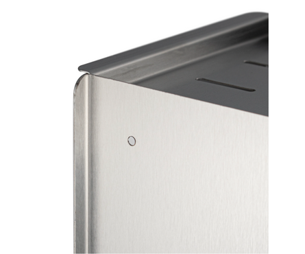 Урна для мусора с пепельницей нерж. 24 л Сатин САНАКС Фотография_3