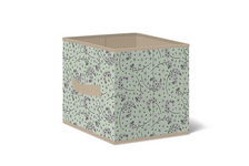 Коробка тканевая для хранения 31х31х31 см без крышки бежево-мятная BOTANICS