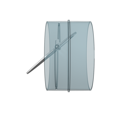 Соединитель круглых каналов Event ПВХ с обратным клапаном, белый, d 125 мм Фотография_1