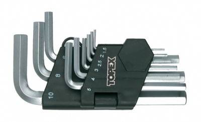 Ключи шестигранные TOPEX HEX 1,5-10 мм, набор 9 шт. Фотография_0