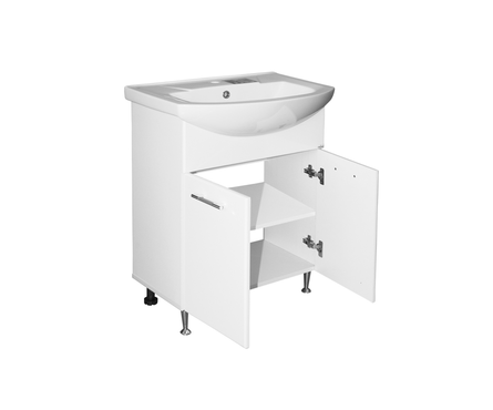 Тумба Mixline «Росток 65» для ванной с умывальником «Элеганс 65» (ПВХ) Фотография_1