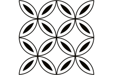 Керамогранит Stream геометрия белый 298х298х8 мм Cersanit (0.089 м²/1 шт) 1 сорт