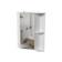 Шкаф Mixline «Корнер» навесной, универсальный, белый, угловой, без подсветки (ПВХ) Фотография_0