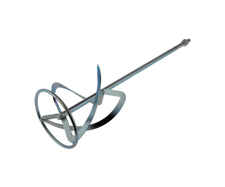 Насадка для миксера Сибртех для легких растворов,160х590 мм, оцинкованная, хвостовик резьба М14 Фотография_1