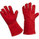 Перчатки сварщика ТРЕК Люкс, спилковые, красные  Фотография_0