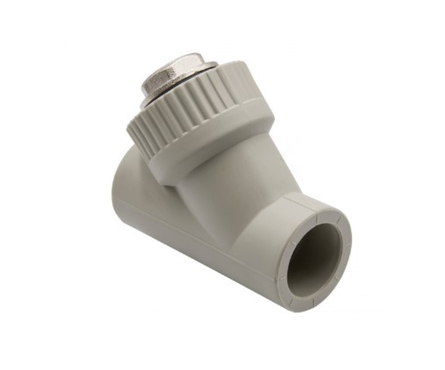 Фильтр косой PPR 25, внутренняя резьба, серый Фотография_1