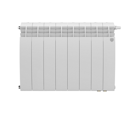 Радиатор биметаллический 500х100 мм 8 секций BiLiner Bianco Traffico ROYAL THERMO Фотография_1