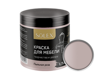 Краска для мебели SOLEX пыльная роза 0.75 кг