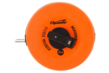 Рулетка 20 м 12.5 мм геодезическая лента ПВХ, закрытый круглый корпус SPARTA