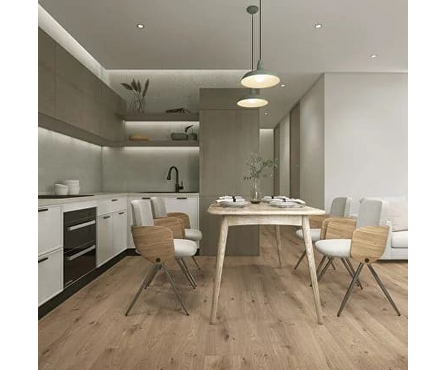 Ламинат Cuberta Family 4112 Дуб Райли 33 класс 1380х190х8 мм без фаски (2.096 м²/уп) Фотография_1