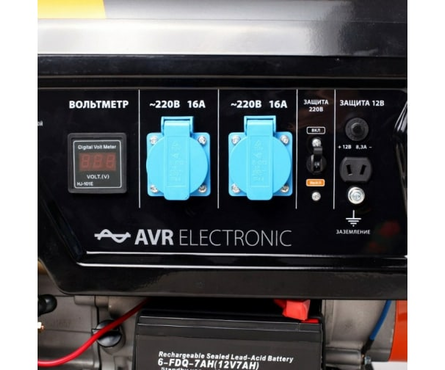 Генератор бензиновый 3.0 кВт 220 В бак 15 л, ручной/электростартер стартер GP 3810 LE PATRIOT Фотография_3