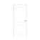 Дверь межкомнатная Дуб Сатин Белый L11 глухая 600х2005 мм Фотография_0