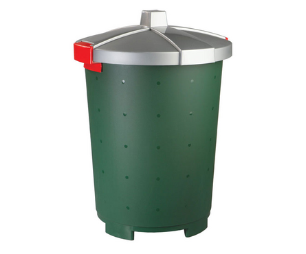 Бак для мусора 65 л с крышкой БЫТПЛАСТ Фотография_1