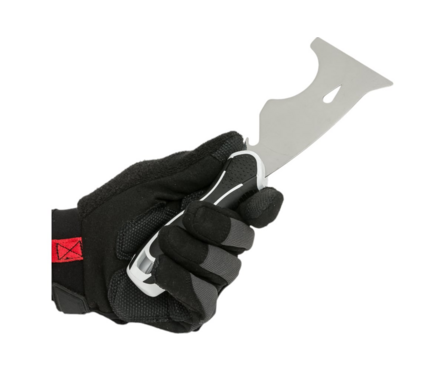 Шпатель 76 мм многофункциональный нержавеющая сталь двухкомпонентная ручка DECOR Фотография_2