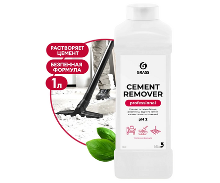Средство для уборки после ремонта GRASS Cement Remover 1 л Фотография_1