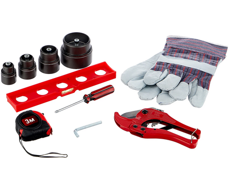 Аппарат для сварки ПВХ труб 2000 Вт 0-300 C насадки 20,25,32,40,50,63 мм, кейс АСПТ-2000 65/55 РЕСАНТА Фотография_6