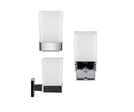 Стакан стеклянный с креплением к стене 84005 GFmark Фотография_2