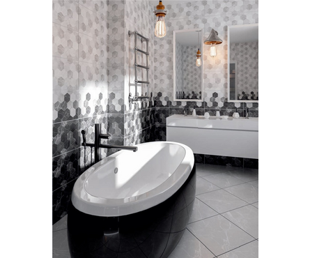 Декор Дайкири 1 белый 300х600х9 мм 1-й сорт Фотография_1