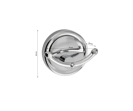 Крючок двойной хром 1205 САНАКС Фотография_2