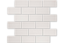 Мозаика Caramelle Mosaic Impressioni Mattoni Bianchi 300х300 мм, чип 50х100 мм