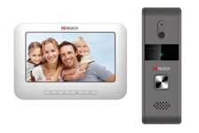Комплект HIKVISION DS-D100K: антивандальная вызывная панель с камерой 720*576 и ИК-подсветкой до 2 м, TFT монитор