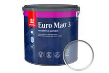 Краска ВД Tikkurila Euro Matt 3 интерьерная, латексная, глубокоматовая, база С (2.7 л)