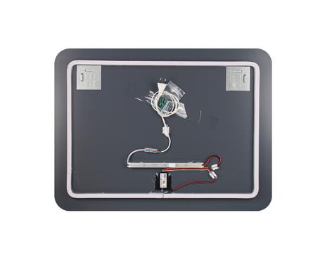 Зеркало 800х600 мм Прямоугольное сенсорный выключатель светодиодная внутренняя подсветка САНАКС Фотография_2