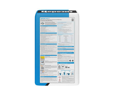 Клей плиточный ЦЕРЕЗИТ СМ17 С2ТЕS1 25 кг Фотография_1